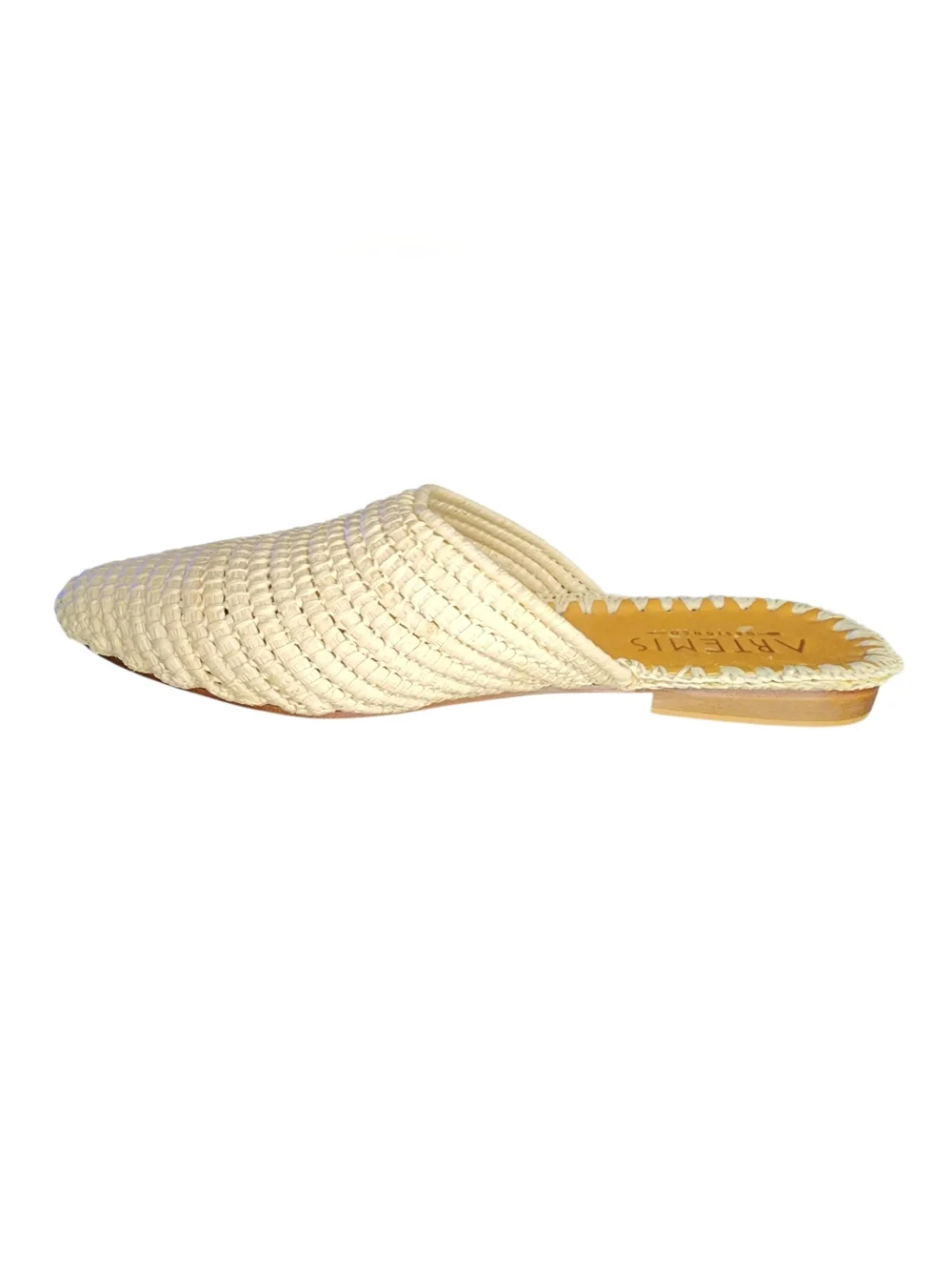 NWT Artemis Raffia Babouches Mules Natural, Womens 9 - Picture 7 of 9